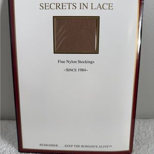 Secrets in Lace suntan thigh highs 2x
